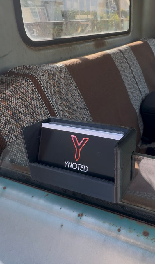 Car Door Glass Business Card Holder