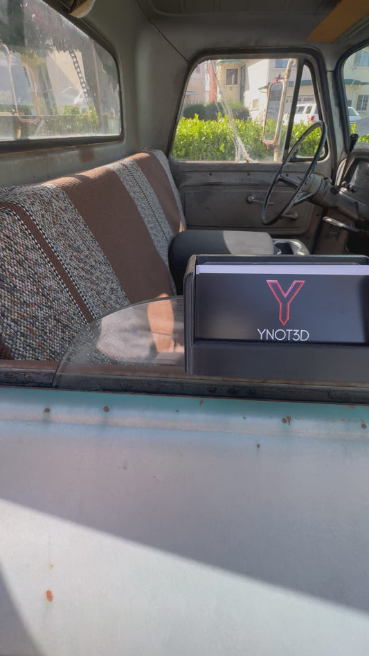 Car Door Glass Business Card Holder